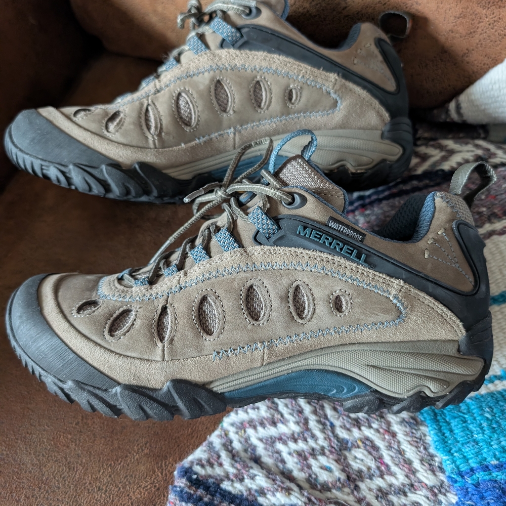 Merrell Women's Athletic Shoes - Tan and Gray